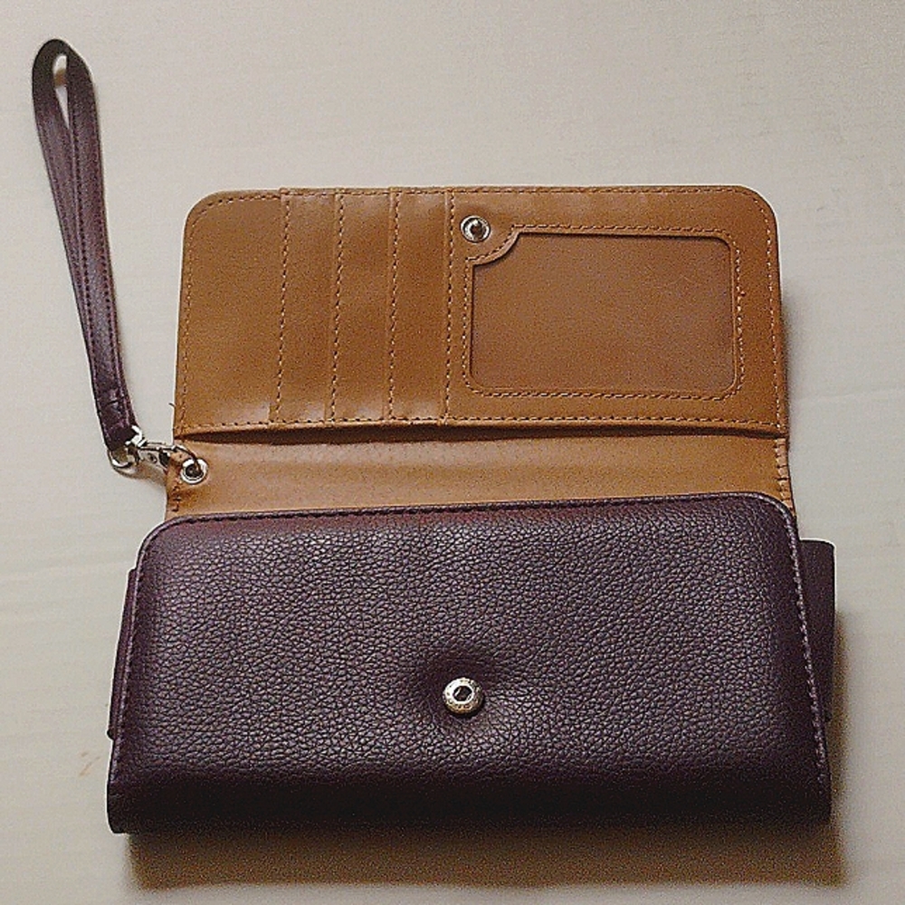 Purple Wristlet Phone Wallet